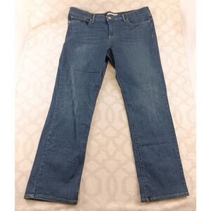 Levi's 314 Shaping Straight‎ Jeans Dark Wash Size 34 Mens